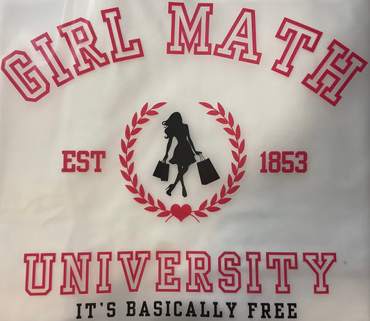 Girl math university